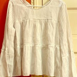 Madewell peasant top